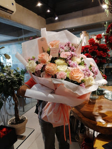 Sweet Pink Spring Bouquet- Women's Month-03
