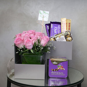 Rose Chocolate Gift Set