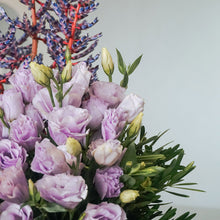 Load image into Gallery viewer, Purple Vase Arrangement